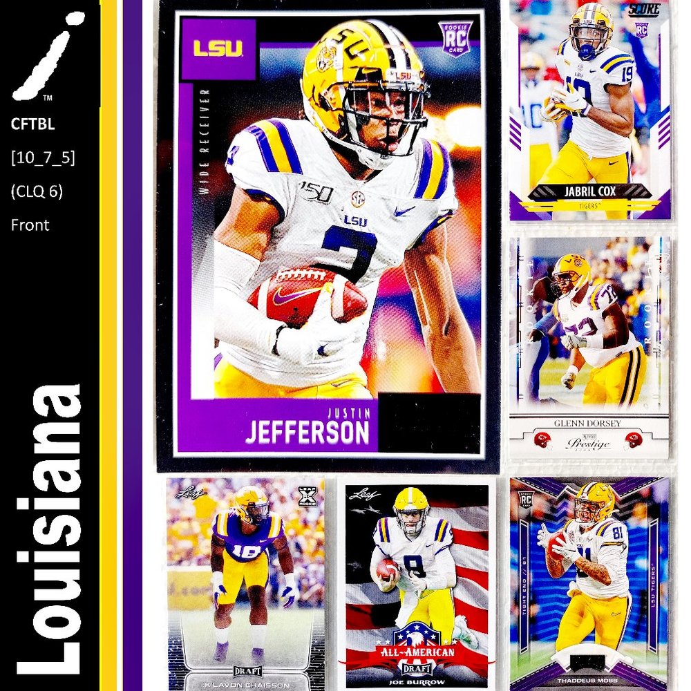 Louisiana State Tigers 6 Card Lot - CFTBL [10_7_5]